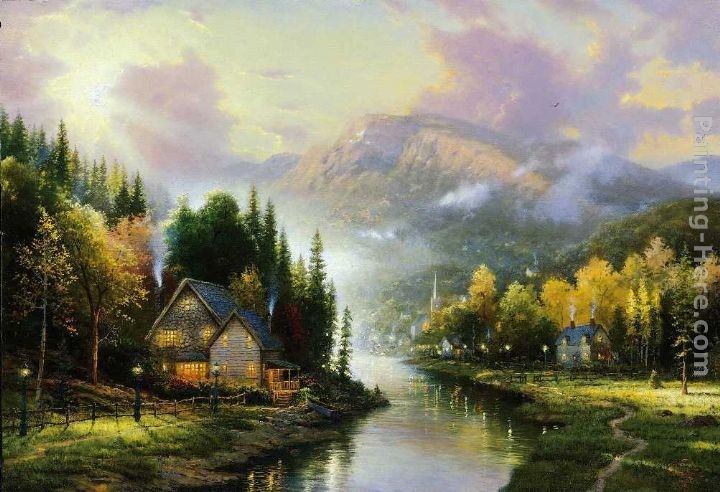 Thomas Kinkade Simpler Times I